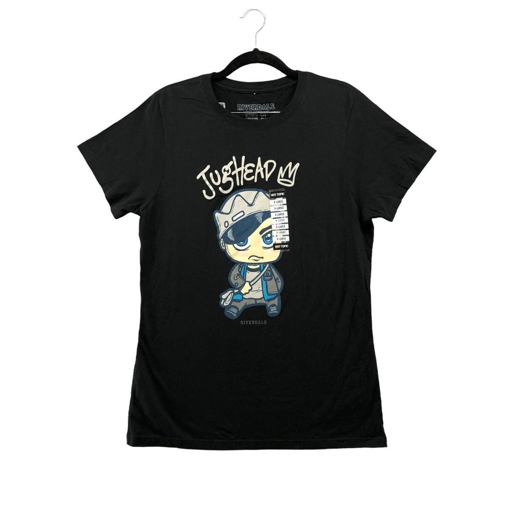 NWOT Hot Topic Riverdale Jughead T Shirt Womens XL Ripple Junction Fitted Black